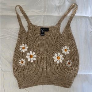 daisy crop top